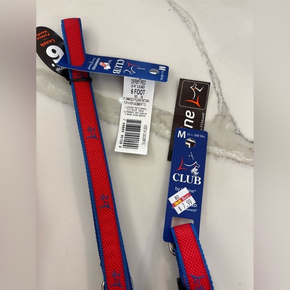 Dog Collar with Matching Leash - Picture 2 of 3